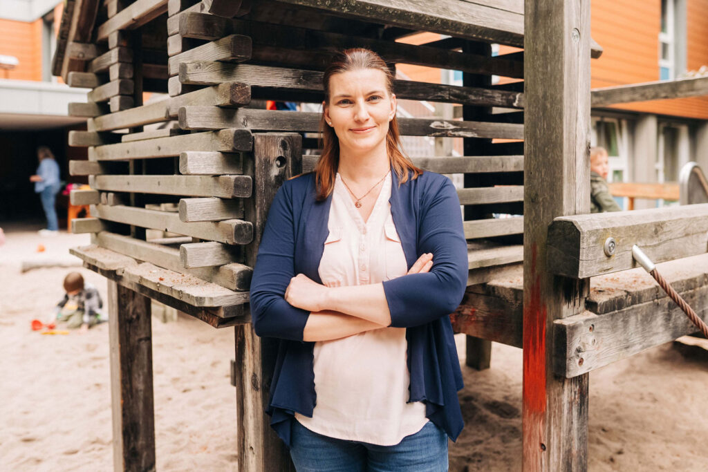 Portraitbild von Katharina Nigbur, Erzieherin bei der Stadt Heidelberg
