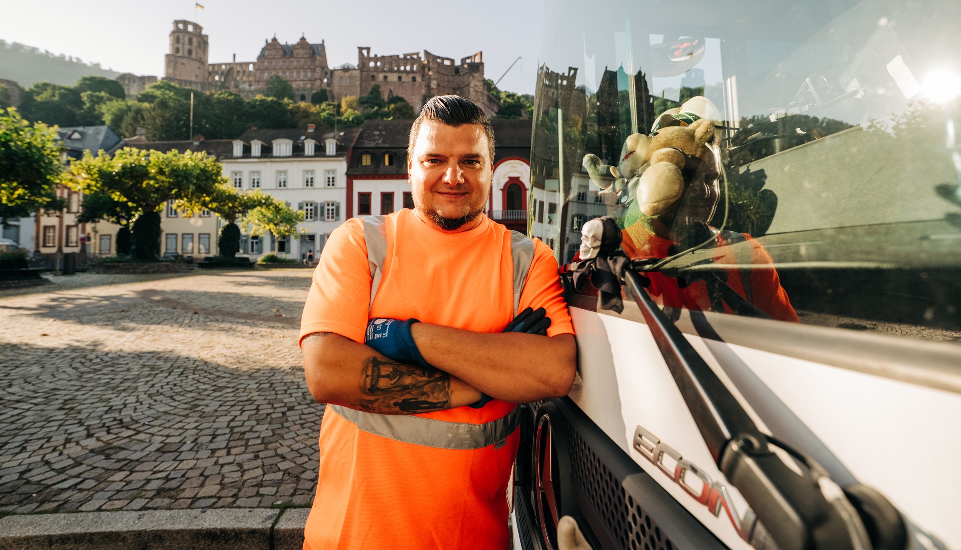 Unser Kollege von der Müllabfuhr Swen Kauzner