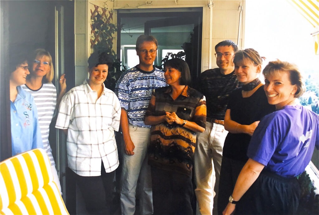 Angelika Haas-Scheuermann und ihr früheres Team