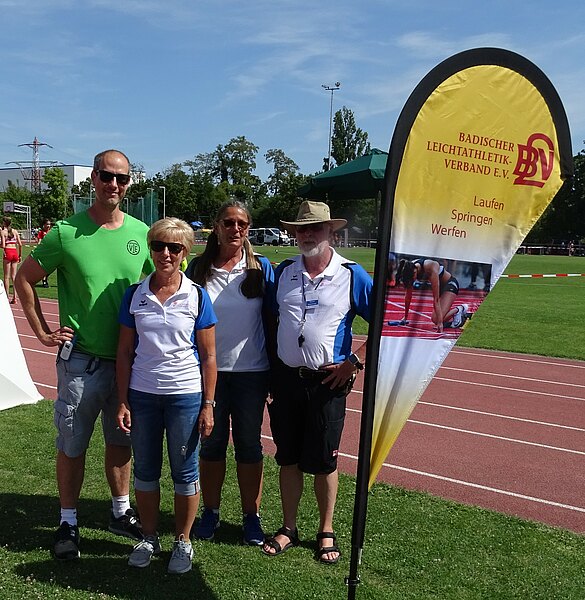 Frau Haas-Scheuermann als Kampfrichterin