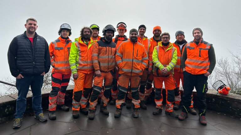 Gruppenbild unserer Baumpfleger